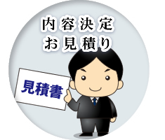 内容決定お見積り